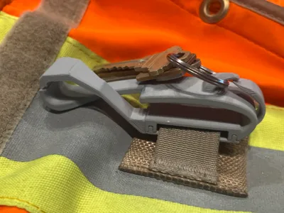 Glove Clip with Key Clip