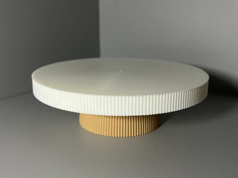 Multipurpose Modern Fluted Riser Tray