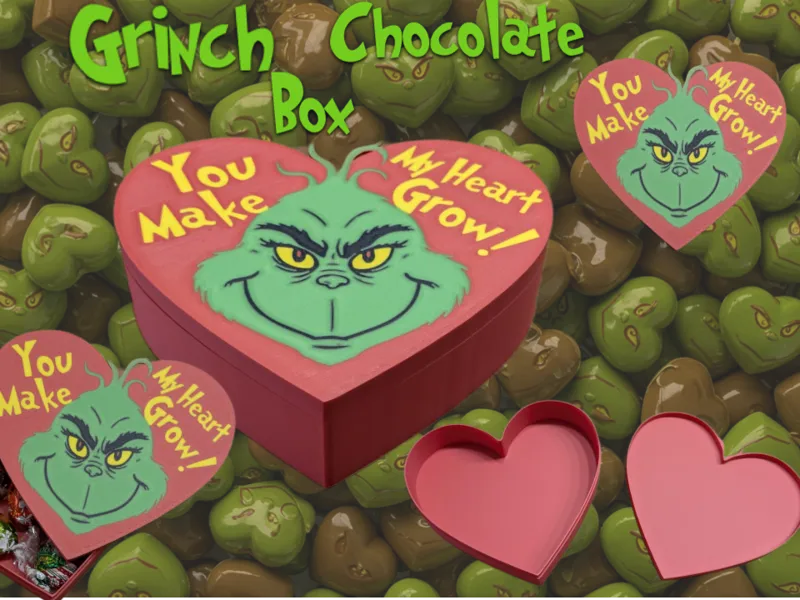 Grinch Chocolate Valentine's Day Box  