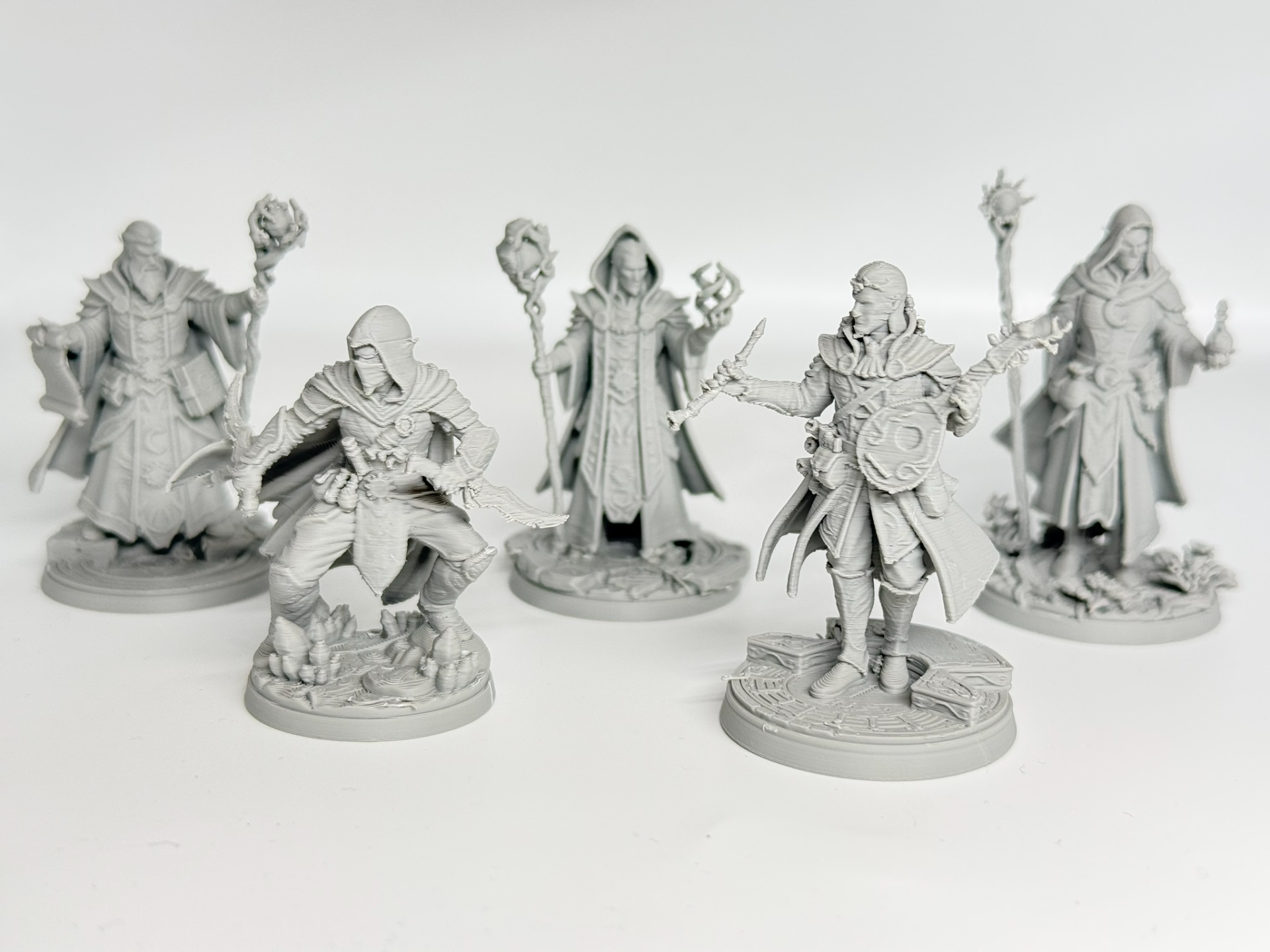 Elite Elf Heroes: Detailed TTRPG Minis Set DND