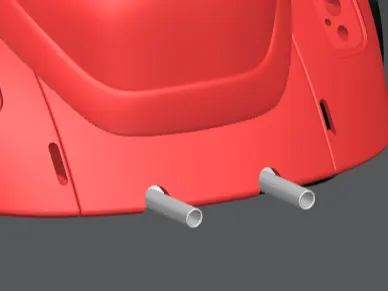 Standard Beetle exhaust. Buggy, Buggster (3dSets)
