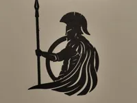 Décoration murale gladiateur (silhouette) — photo 2