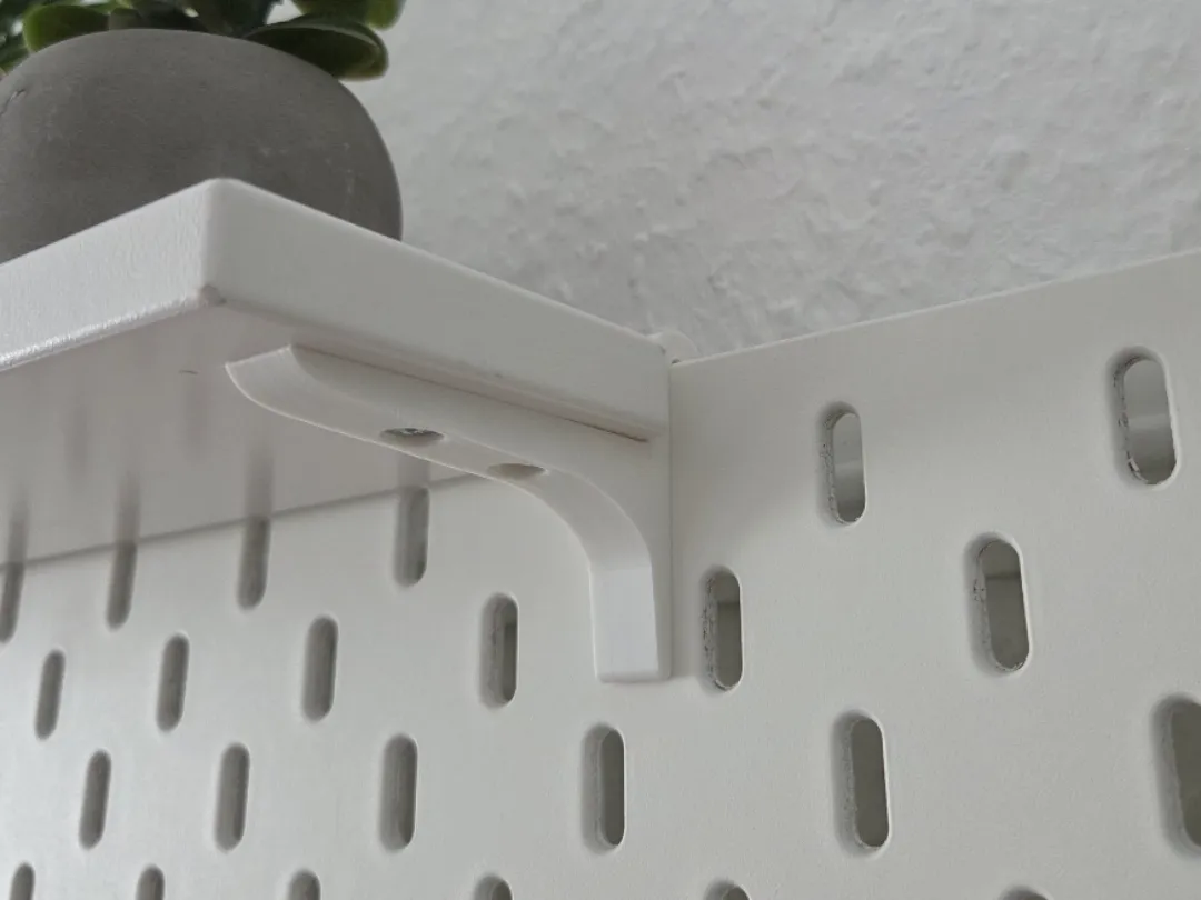 Support d'étagère pour panneau IKEA Skadis