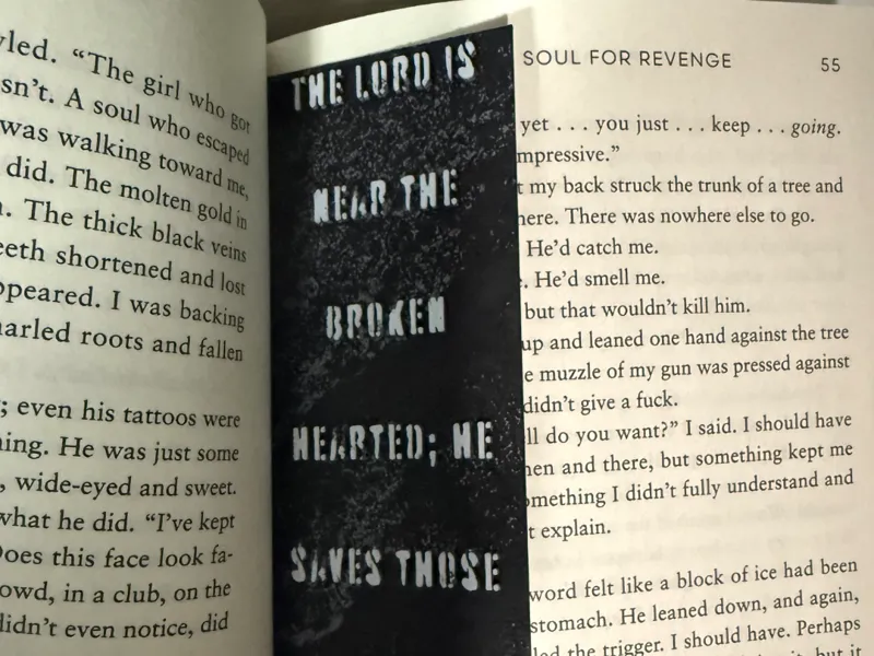 Hueforge Bible Verse Bookmark