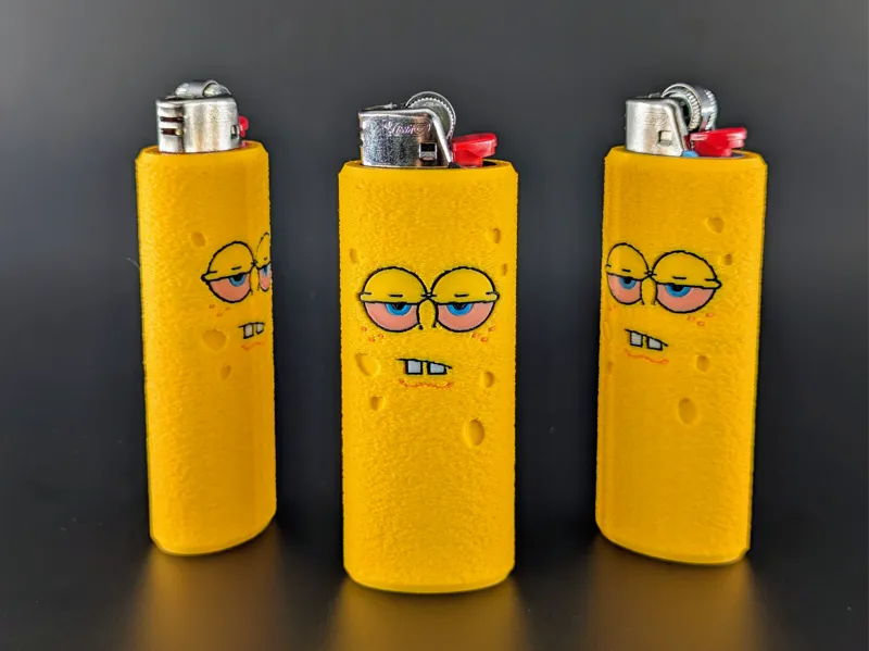 Chill Spongebob Squarepants Bic Lighter Sleeve