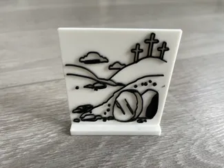 Christ has Risen Picture Sign