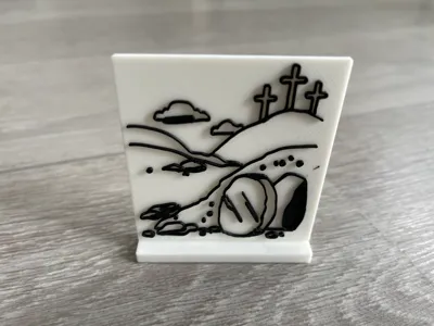 Christ has Risen Picture Sign