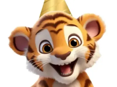tigre cake topper