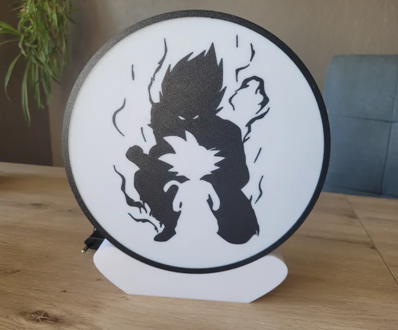 Goku Lightbox Frame Disc