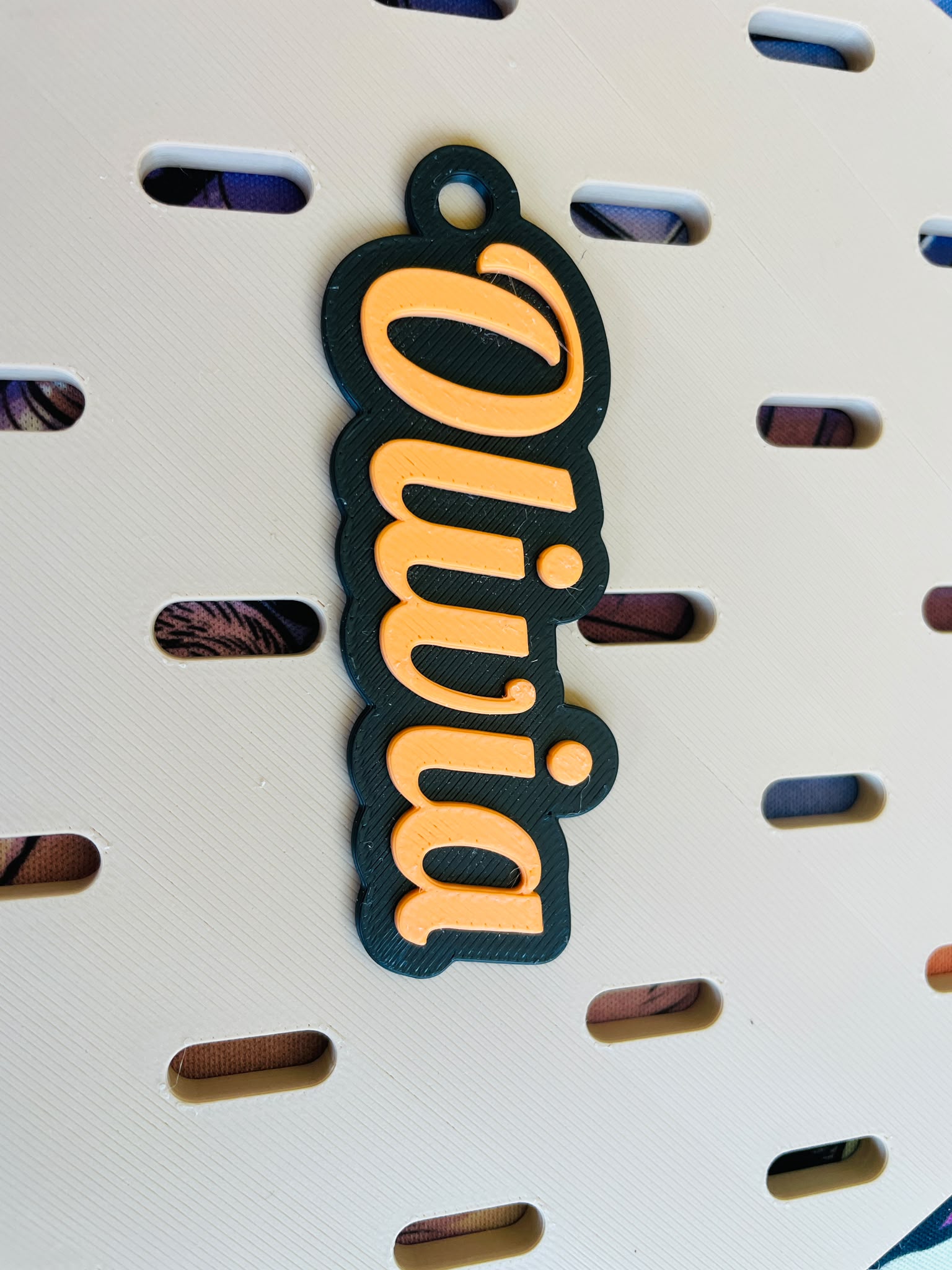 Custom Name Keychain Generator Multilingual fonts - 1