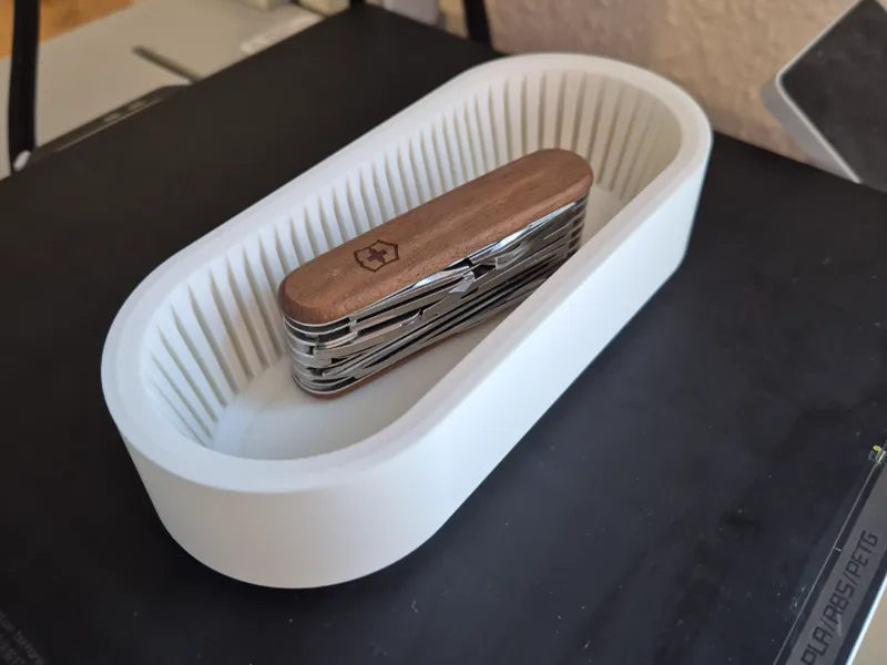 Rivian headlight styled tray