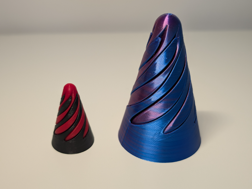 Passthrough Spiral Cone - Satisfying Fidget Toy