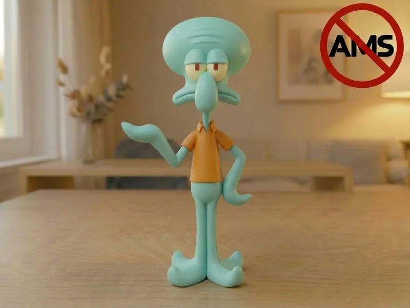 Squidward – Figurine (AMS + No AMS Versions)