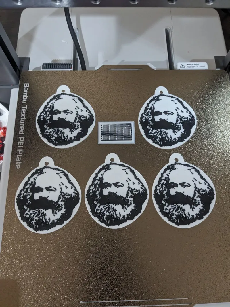 KARL MARX NECKLACE PENDANT