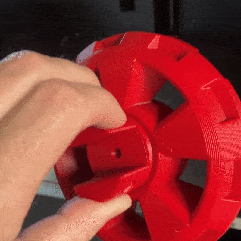 Wheel print in place – Fits 18mm Wood Planks