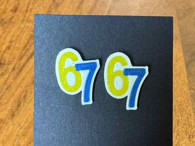 67 Stud earrings