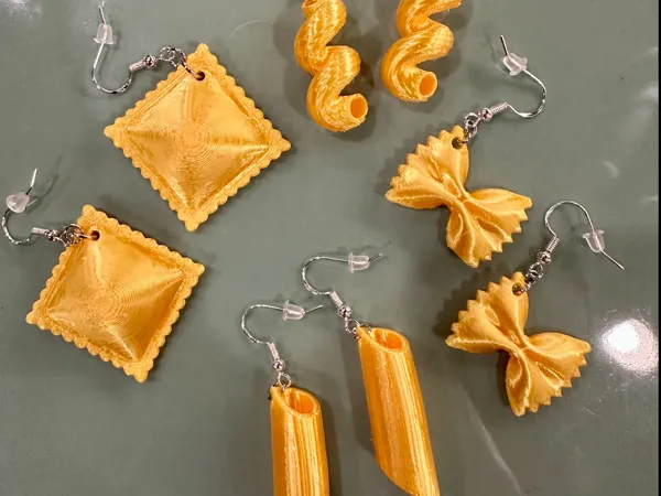 Breloques en forme de pâtes