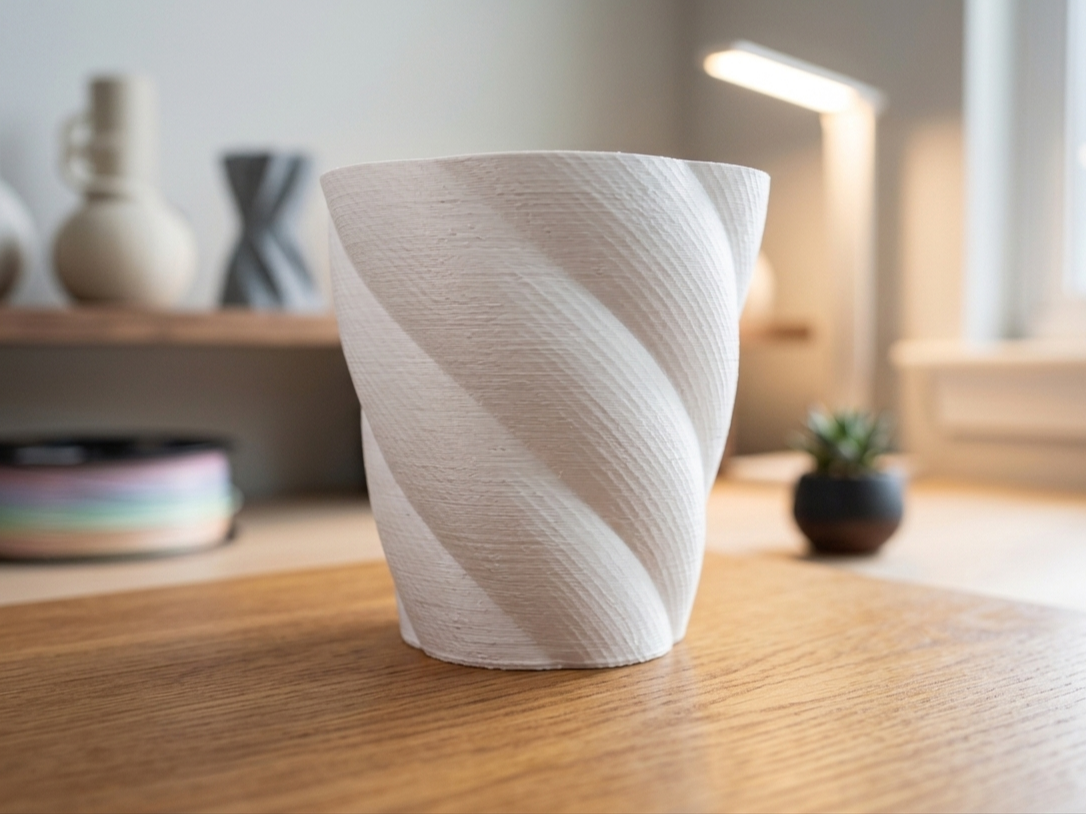 Vortex Helix Vase | Fully Customizable