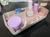 x5 compartment cosmetic tray