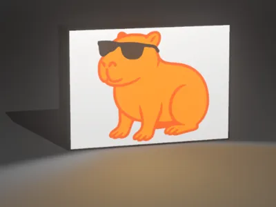 Capybara in a Box - Lightbox