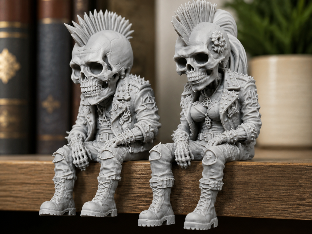Ledge SkulZ - Edge Sitting Punk Rocker Couple!