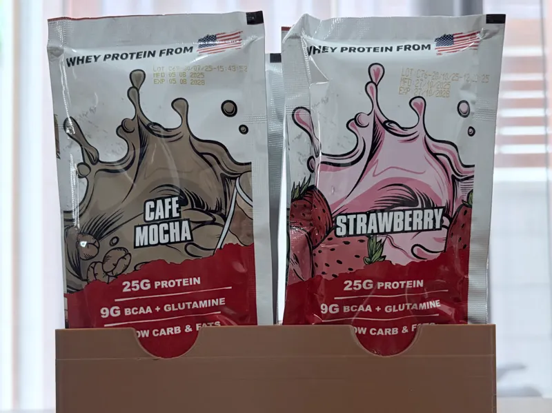 Protein Powder Single Serving Packet Sachet Holder