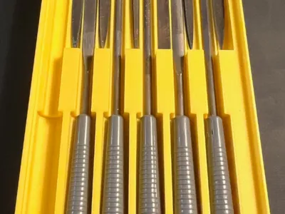 Needle File Holder 12 Pcs (Harbor Freight)