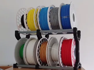 Fully printable spool rack