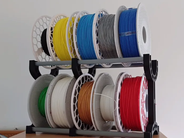 Fully printable spool rack