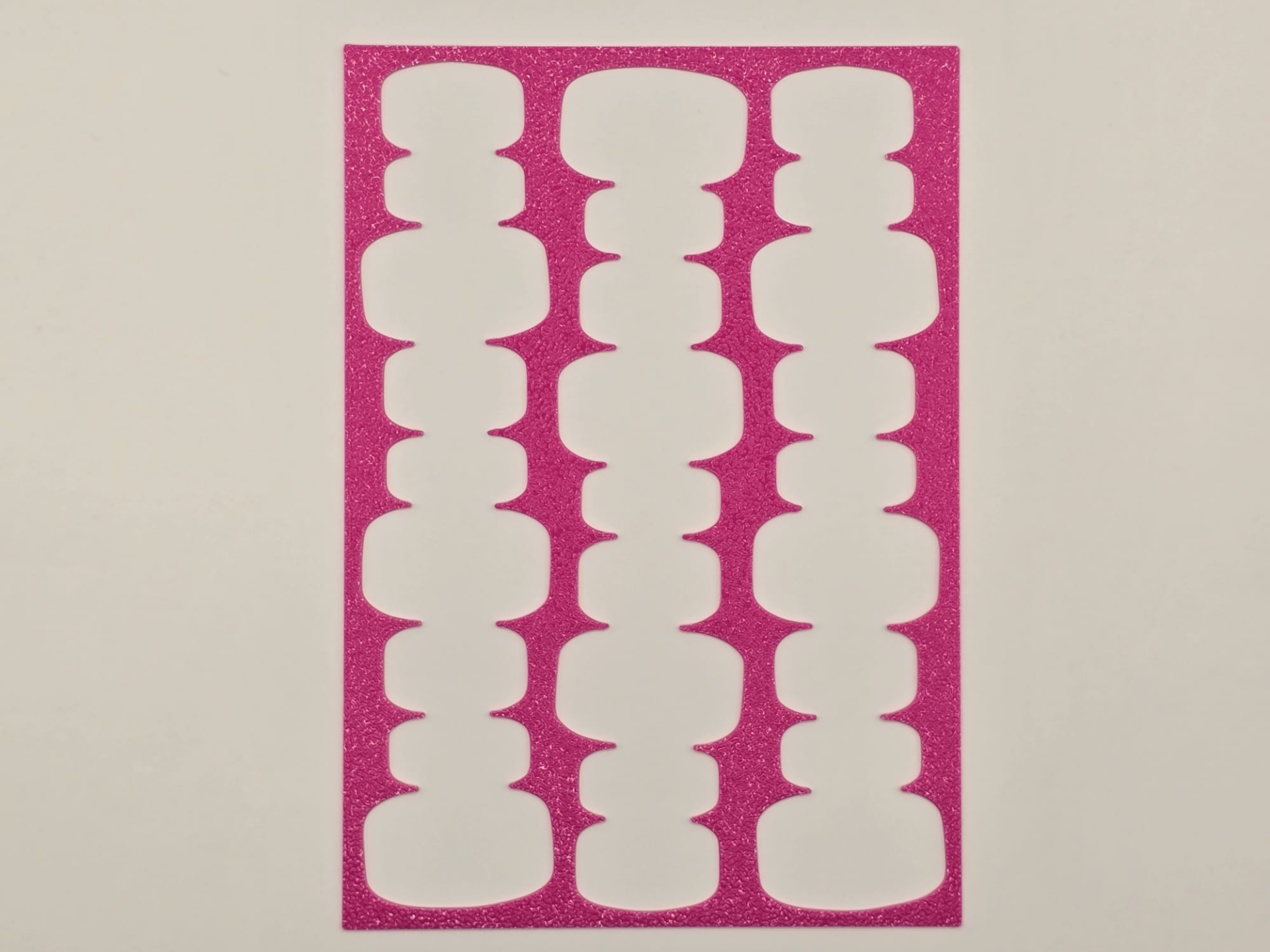 Abstract Stencil Hole Pattern Template