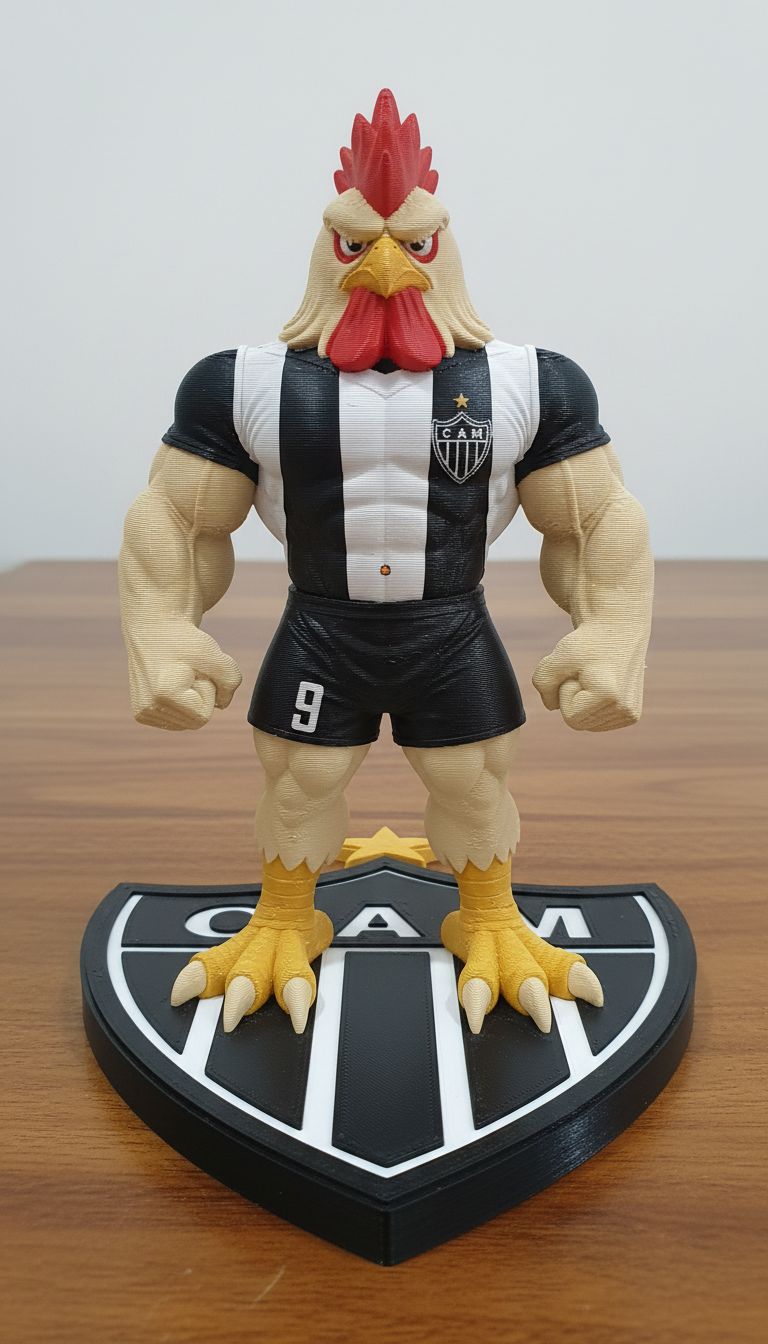 Galo Atlético Mineiro – Modelo Multipartes No AMS - 1