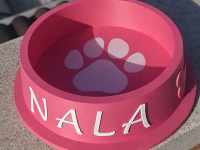 Personalized Name Pet Bowl
