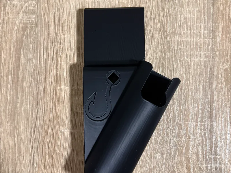 Fishing rod holder for belt