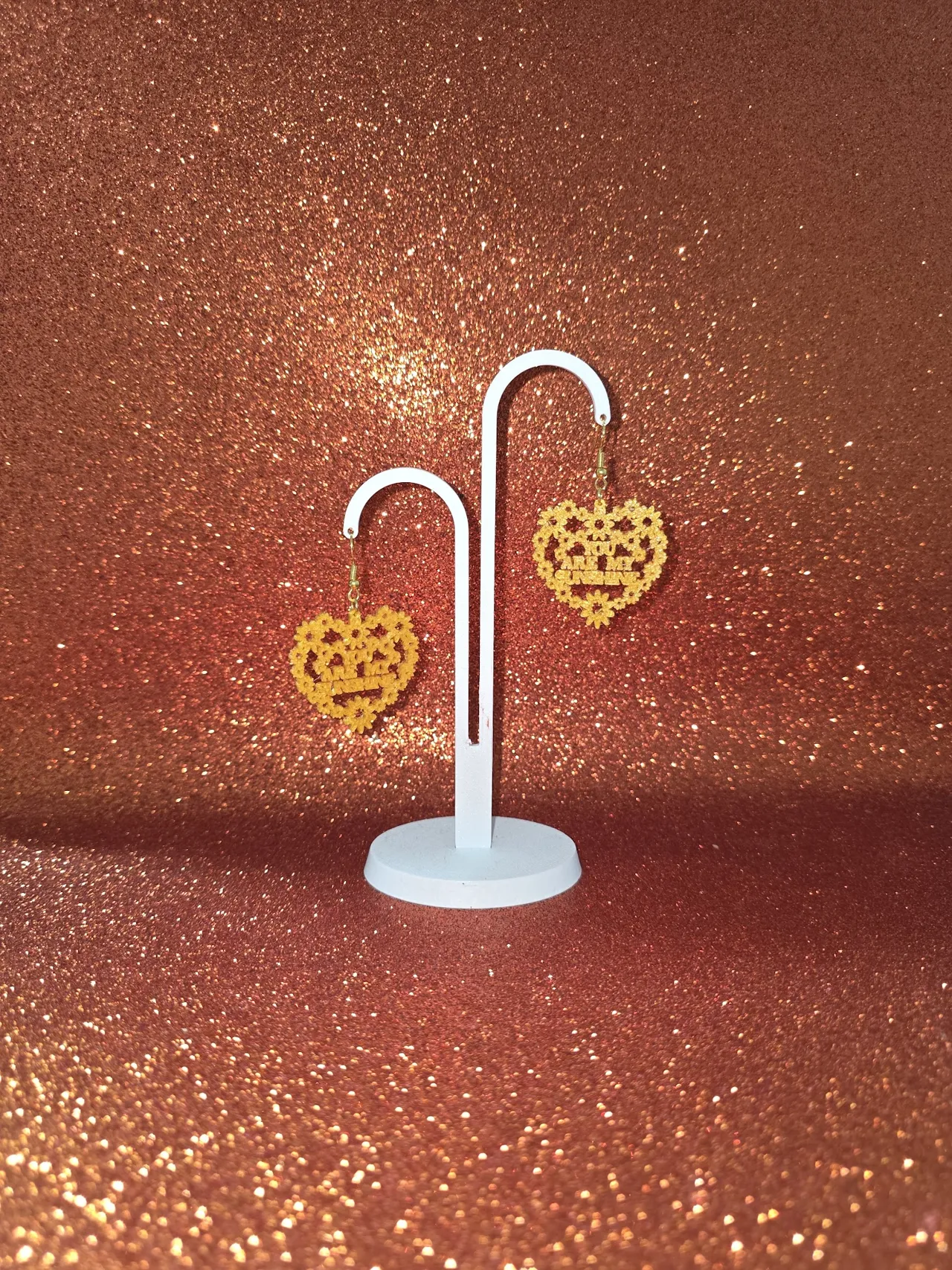 You are my sunshine earrings view 3