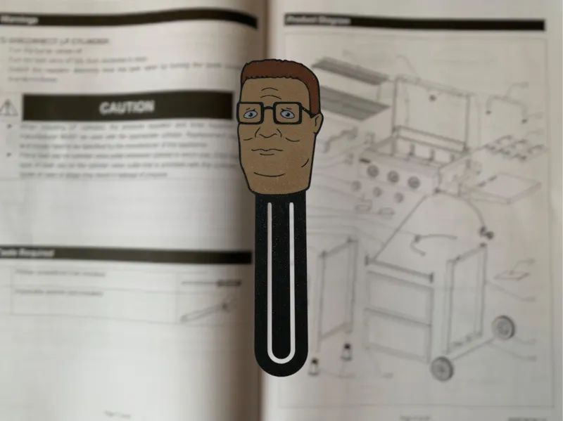 Hank Hill Bookmark