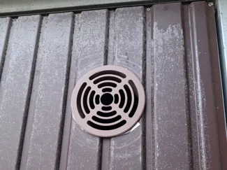Garage ventilation grille