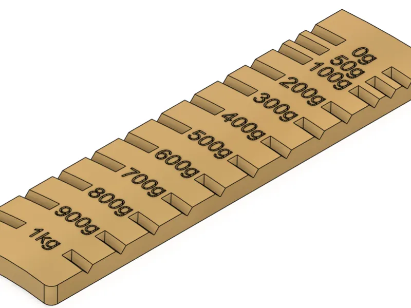 Filament Weight Measurement Tool