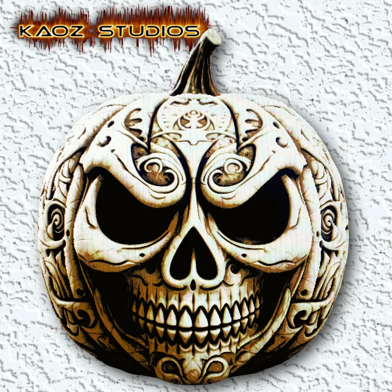SCARY JACK O LANTERN WALL ART MULTICOLOR HALLOWEEN JACKOLANTERN WALL DECOR 3D ART