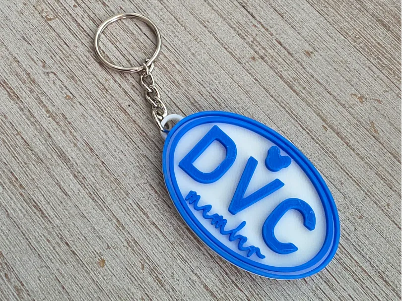 Disney DVC Member Keychain Disney Vacation Club - Free 3D Print Model ...