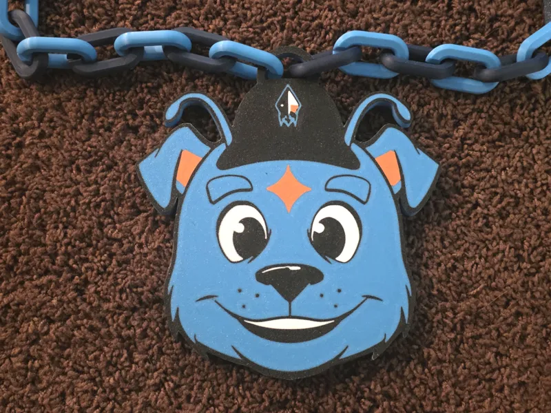 Sugar Land Space Cowboys Hype Chain Mascot Orion