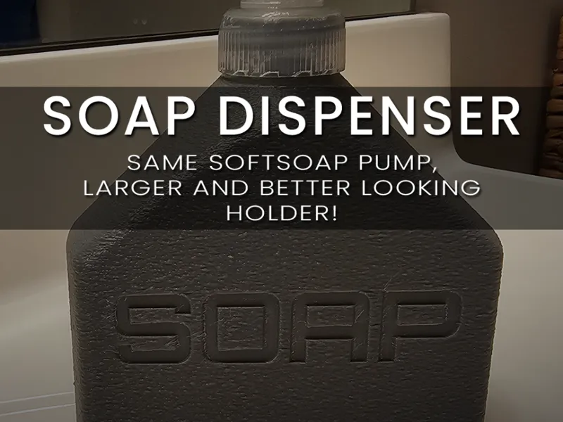 Large SoftSoap Refill Pump Dispenser