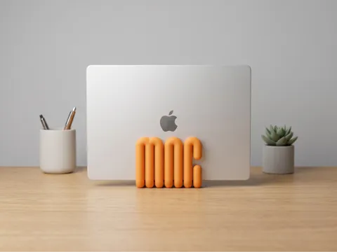 Soporte: Tubular Vertical Laptop Stand for MacBook Pro — referencia de MakerWorld