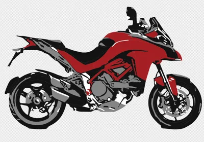 Ducati Multistrada 2024 Keychain