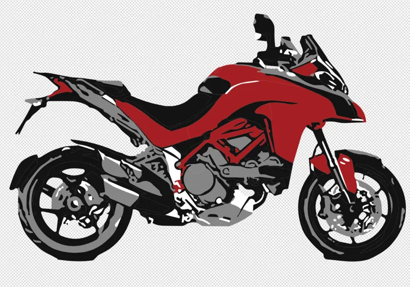 Ducati Multistrada 2024 Keychain