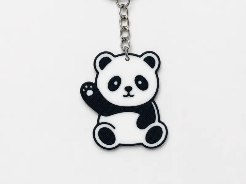 Panda Keychain 