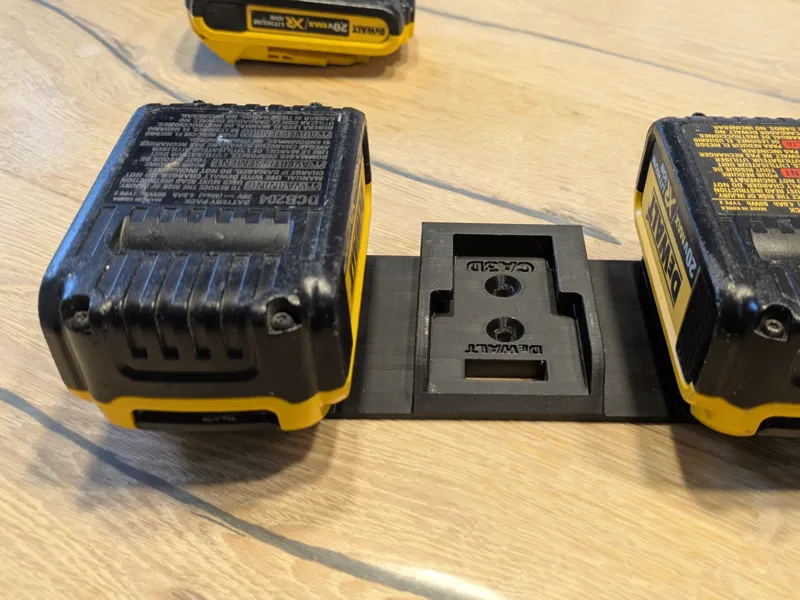DeWalt 3 section battery Mount 20v/60v max