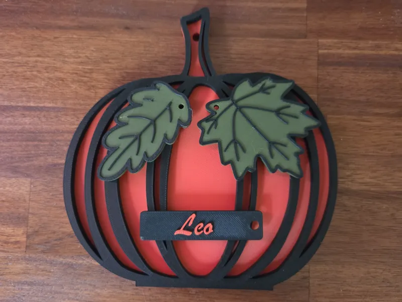 Combined Pumpkin with Name Tags for Non-AMS