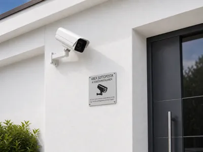 Video Surveillance Area Sign