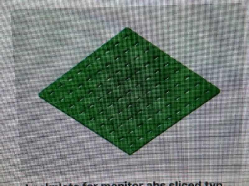 backplate for computer screen