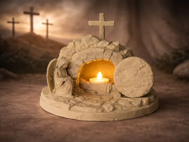 He Is Risen - Tealight Holder